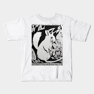 Chinchillas Shadow Silhouette Anime Style Collection No. 15 Kids T-Shirt